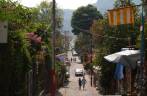 Rua de Tepoztlán, na região central do México